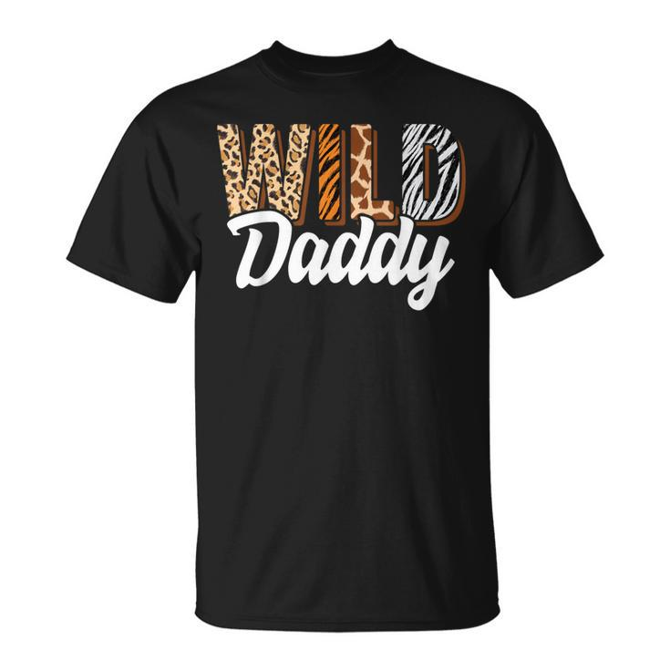 Wild Daddy Zoo Born Two Be Wild B-Day Safari Jungle Animal T-Shirt