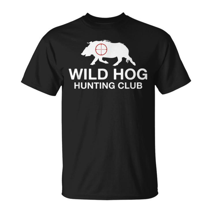 Wild Hog Hunting Club Boar Hunter T-Shirt
