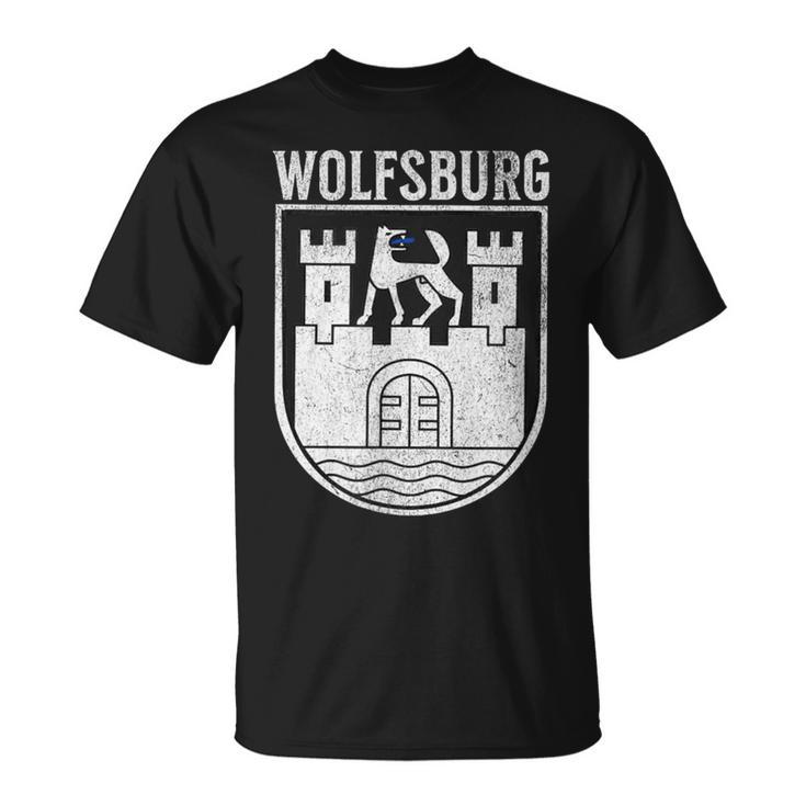 Wolfsburg Germany Deutschland Crest Arms Emblem T-Shirt