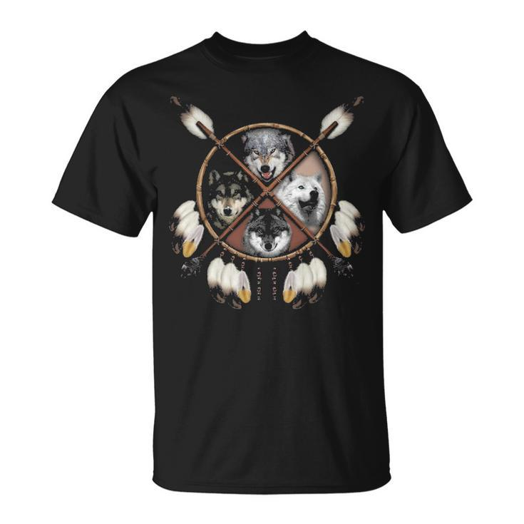 Wolves Angry Sharp Hunters Wolf  T-Shirt