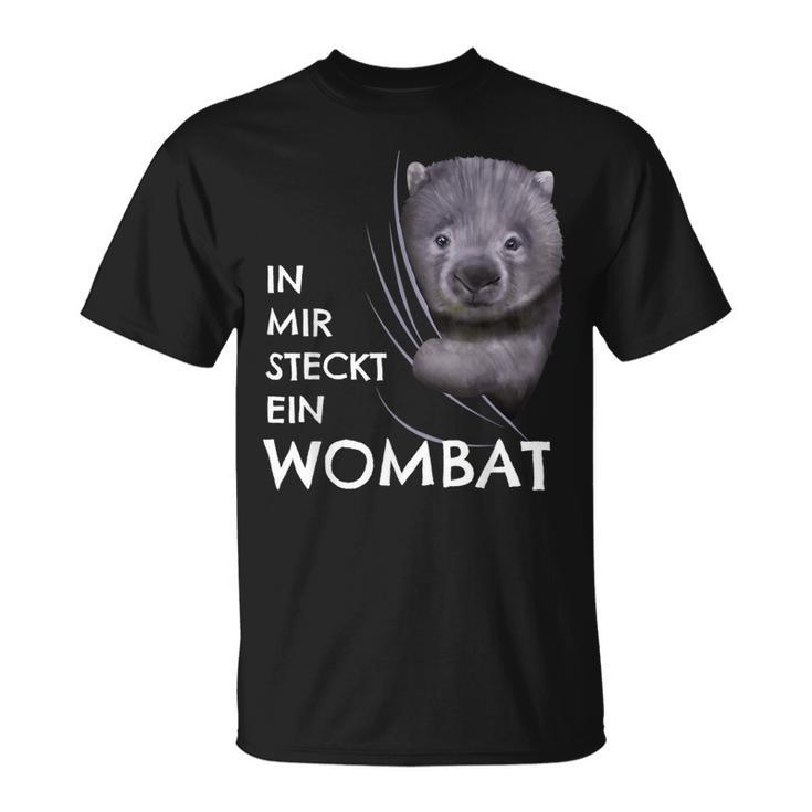 Wombat Costume Children's Clothing In Mir Steckt Ein Wombat T-Shirt