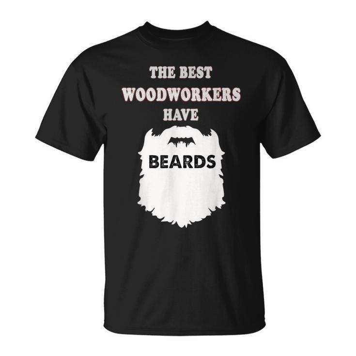 Woodworker Beards Carpenter Woodworking Bearded T-Shirt