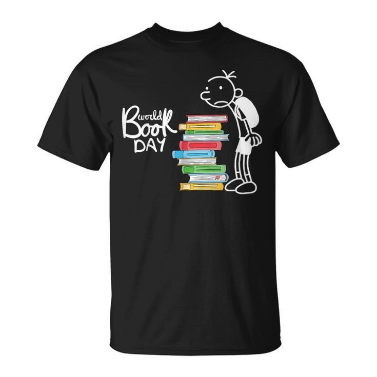 World Book Day Wimpy Book Day Character Wimpy Pi Day T-Shirt