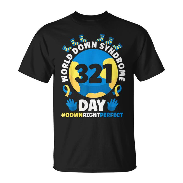 World Down Syndrome Day 3 21 Trisomy 21 Support T-Shirt