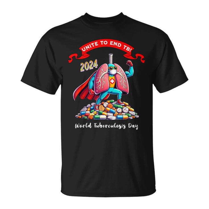 World Tuberculosis Day 2024 Healthcare Professionals T-Shirt