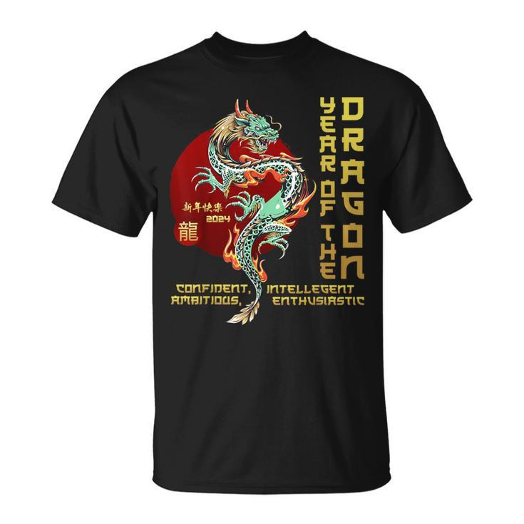 Year Of The Dragon Chinese Zodiac Lunar New Year 2024 T-Shirt