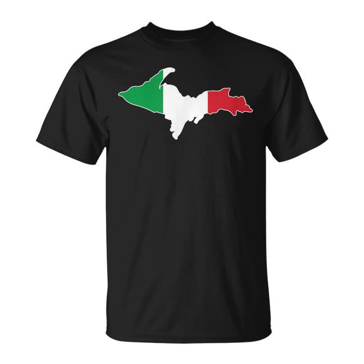 Yooper Italian Upper Peninsula Michigan T-Shirt