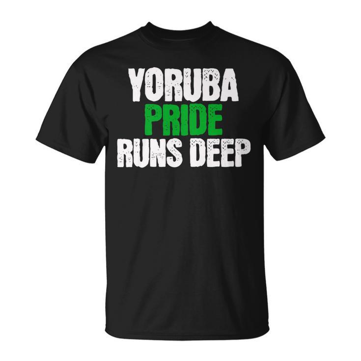 Yoruba Pride Runs Deep Ancestry Initiation T-Shirt