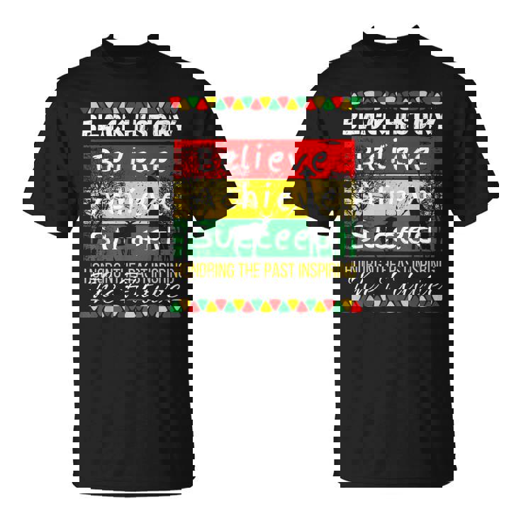 Younged Black Afro African American Black History Pride T-Shirt