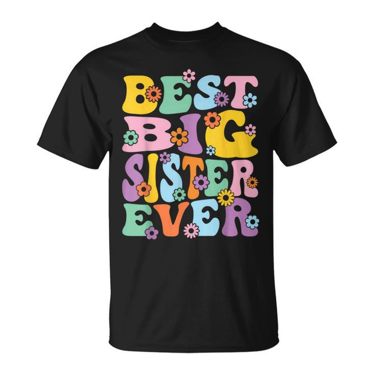 Youth Best Big Sister Ever Girl's Baby Announcement Idea T-Shirt