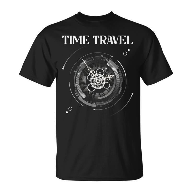 Zeitreise Steampunk Zeitwissenschaft Time Traveler T-Shirt
