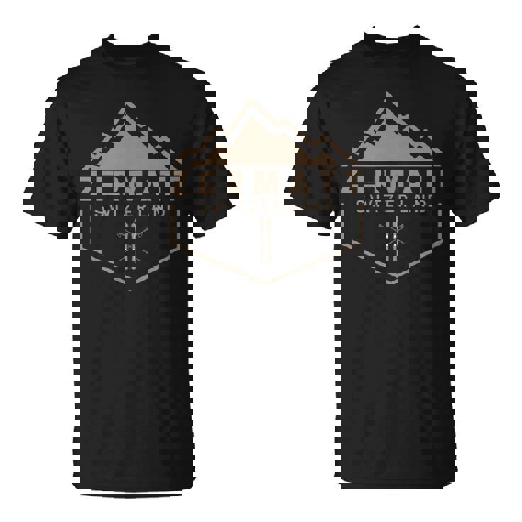 Zermatt Suiza Camiseta unisex