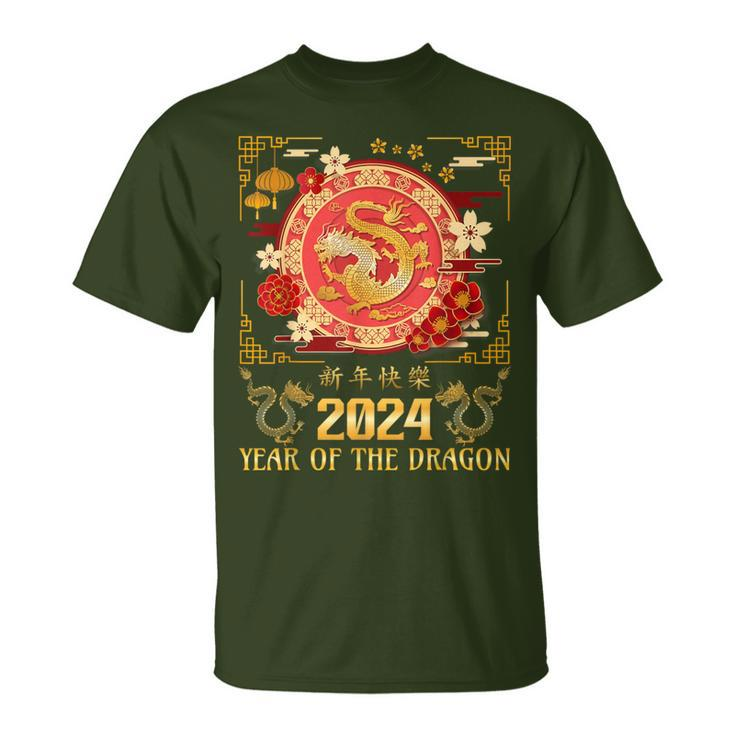 Chinese Dragon New Year 2024 Year Of The Dragon Christmas T-Shirt
