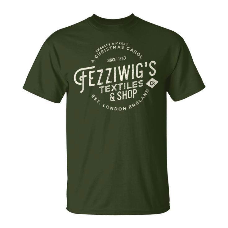 Christmas Carol Fezziwigs Scrooge Holiday T-Shirt