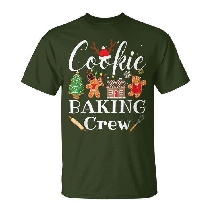 Christmas Cookie Baking Crew Family Baking Team Cookie T-Shirt