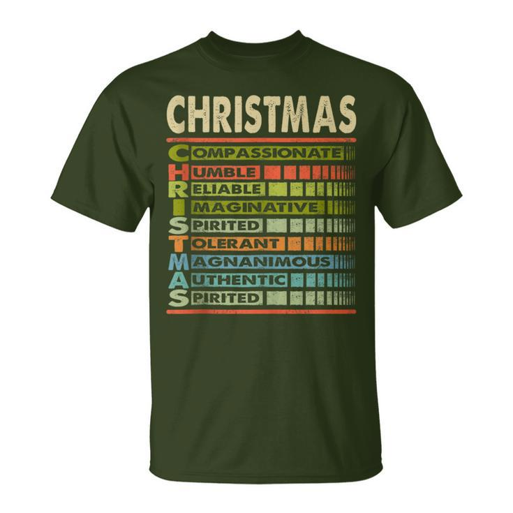 Christmas Family Name Christmas Last Name Team T-Shirt