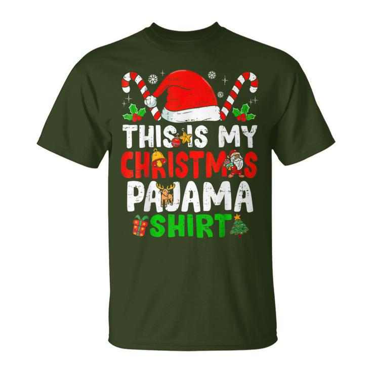 This Is My Christmas Pajama Christmas T-Shirt