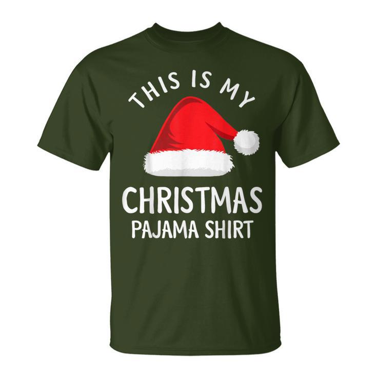 This Is My Christmas Pajama Christmas T T-Shirt