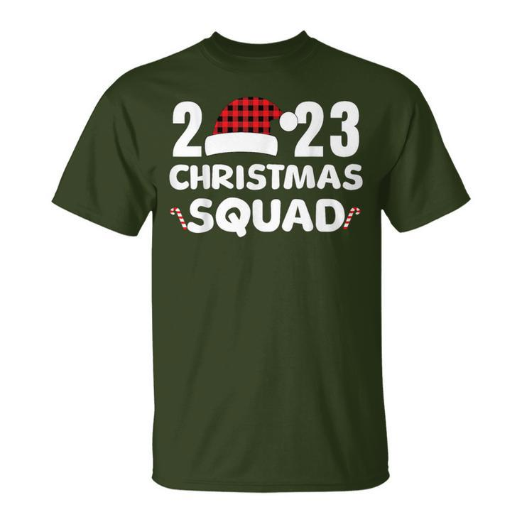 Christmas Squad 2023 Family Group Matching Christmas Xmas T-Shirt - Thegiftio