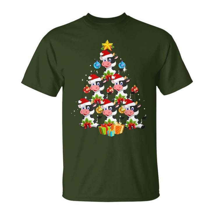 Cow Christmas Tree For Cow Lovers T-Shirt