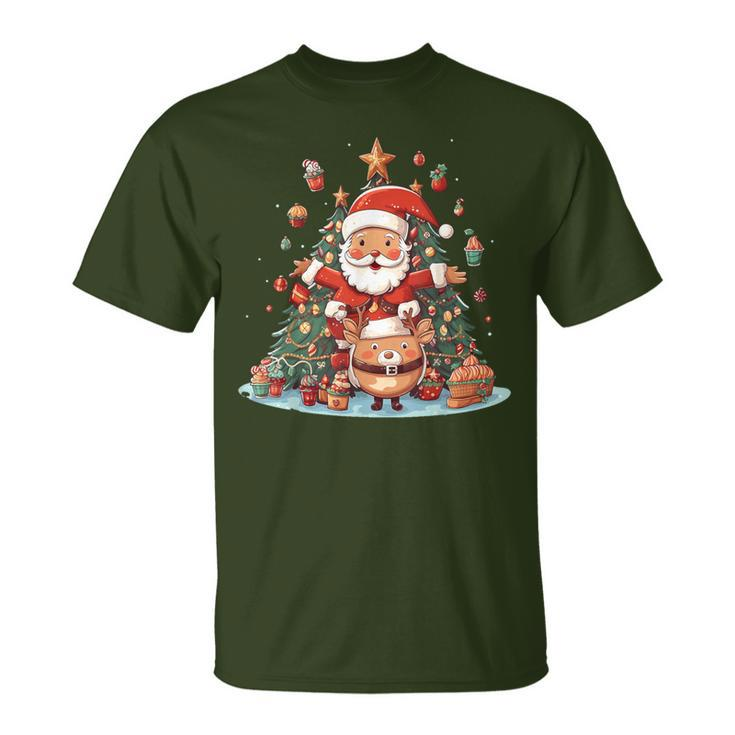 Cute Christmas Christmas Cute Christmas Tree Lights Xmas T-Shirt