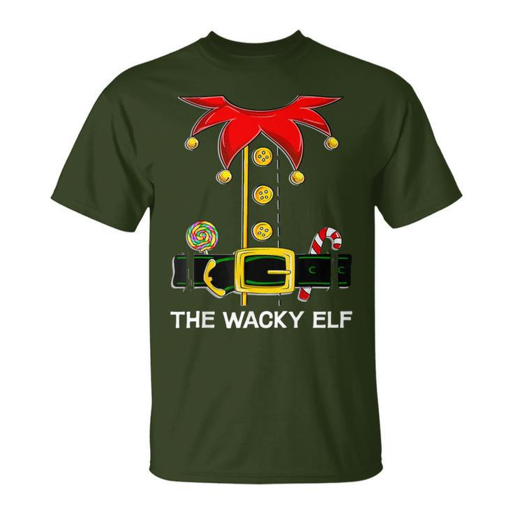 Elf Group Family Matching The Wacky Elf Christmas T-Shirt