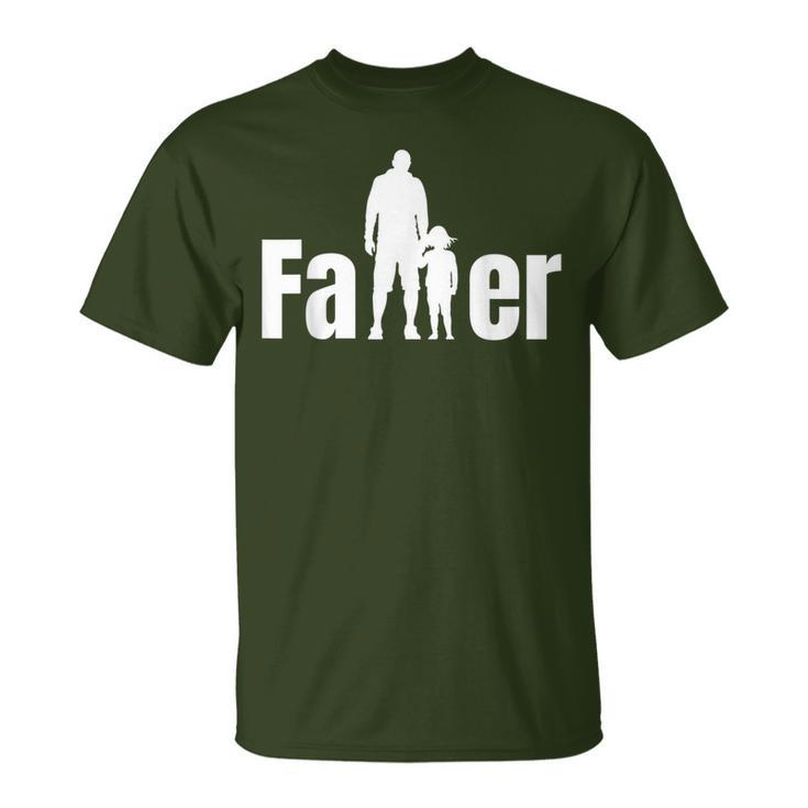 Father And Daughter Cute Christmas From Daughter To Dad T-Shirt