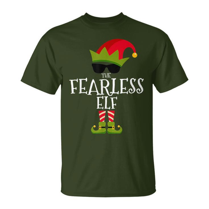 The Fearless Elf Matching Family Group Christmas Xmas T-Shirt