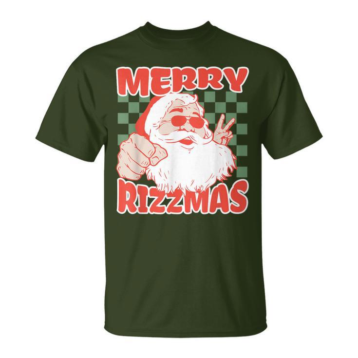 Christmas Rizz Meme Merry Rizzmas For Trendy Kid Long Sleeve T-Shirt ...