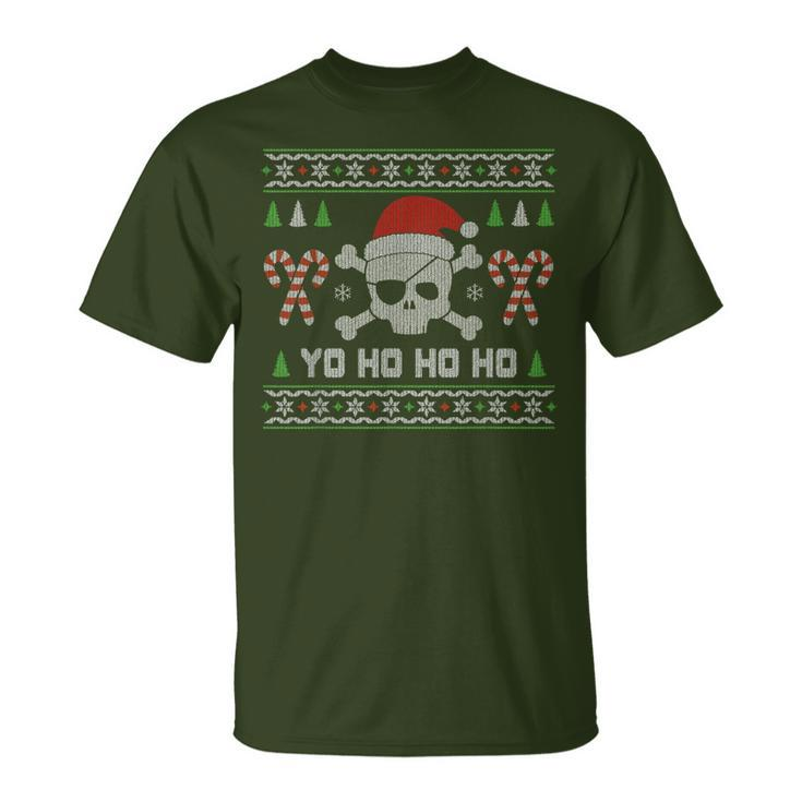 Santa Pirate Classic Tacky Christmas T-Shirt