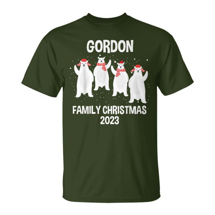 Gordon Family Name Gordon Family Christmas T-Shirt