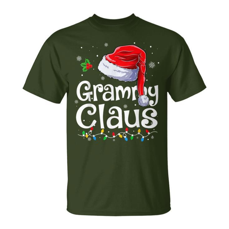 Grammy Claus Xmas Santa Matching Family Christmas Pajamas T-Shirt