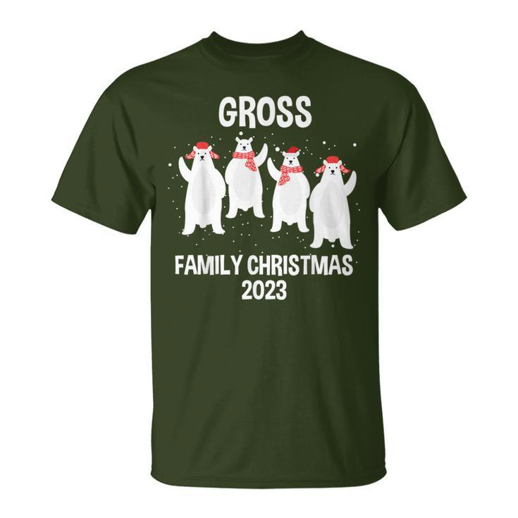 Gross Family Name Gross Family Christmas T-Shirt