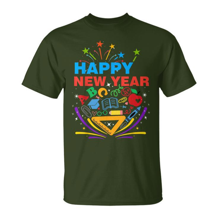 Happy New Year Christmas Teachers T-Shirt