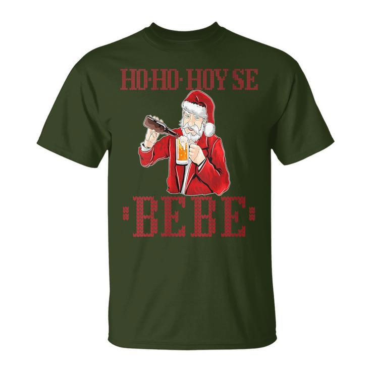 Ho Ho Hoy Se Bebe Ugly Christmas Dominican T-Shirt