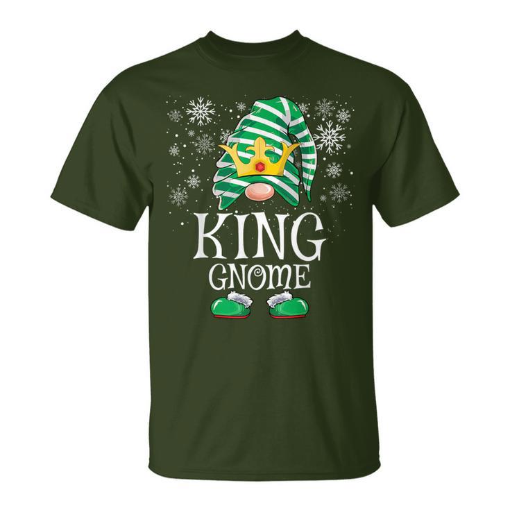 King Gnome Matching Family Gnomes Christmas T-Shirt