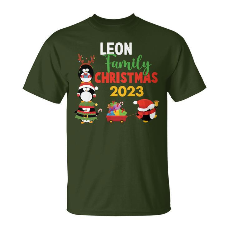 Leon Family Name Leon Family Christmas T-Shirt