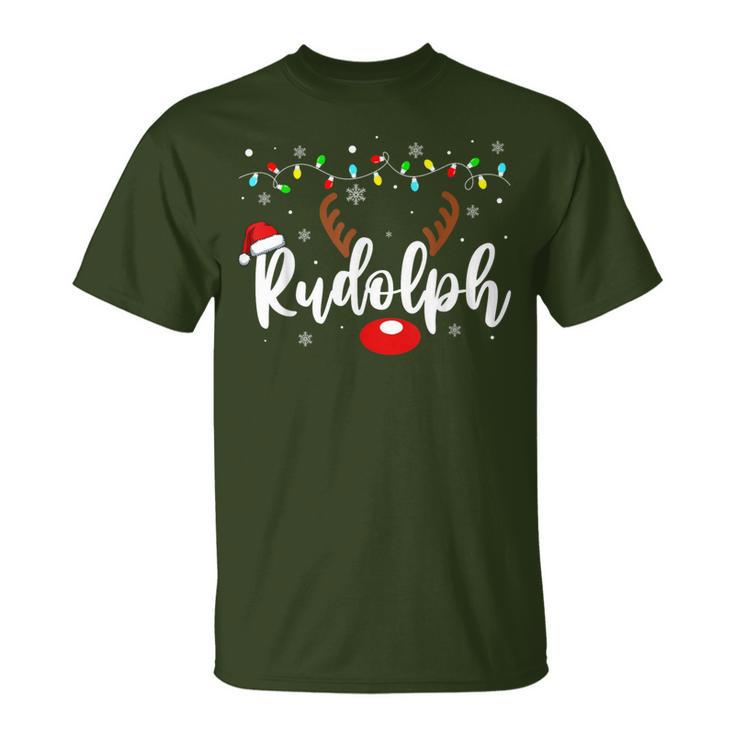 Most Likely To Try Ride Rudolph Couples Christmas Meme T-Shirt