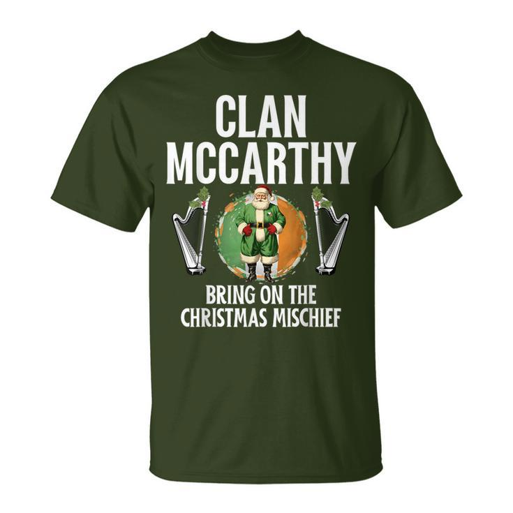 Mccarthy Clan Christmas Ireland Family Name Party T-Shirt