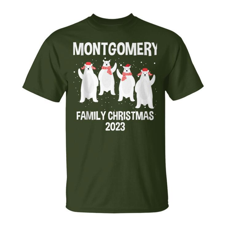 Montgomery Family Name Montgomery Family Christmas T-Shirt
