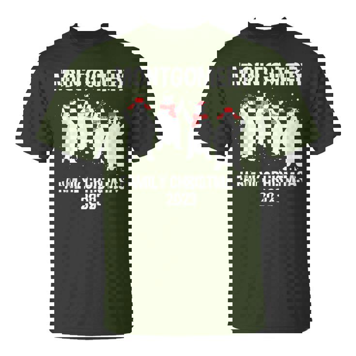 Montgomery Family Name Montgomery Family Christmas T-Shirt