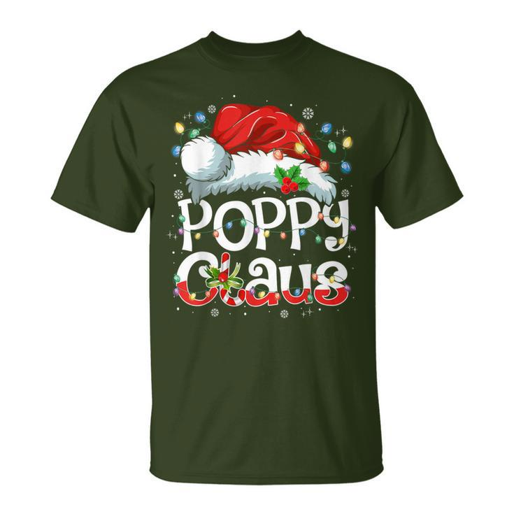 Poppy Claus Xmas Santa Matching Family Christmas Pajamas T-Shirt