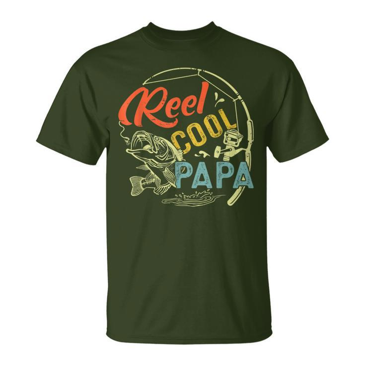 Reel Cool Papa Valentine Fathers Day Christmas T-Shirt