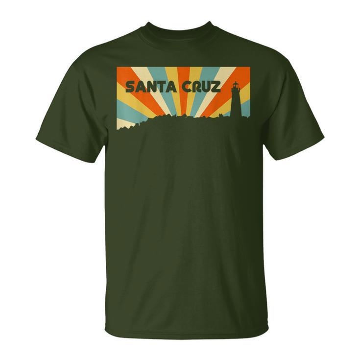 Santa Cruz Beach Skyline 70S Retro Souvenir T-Shirt