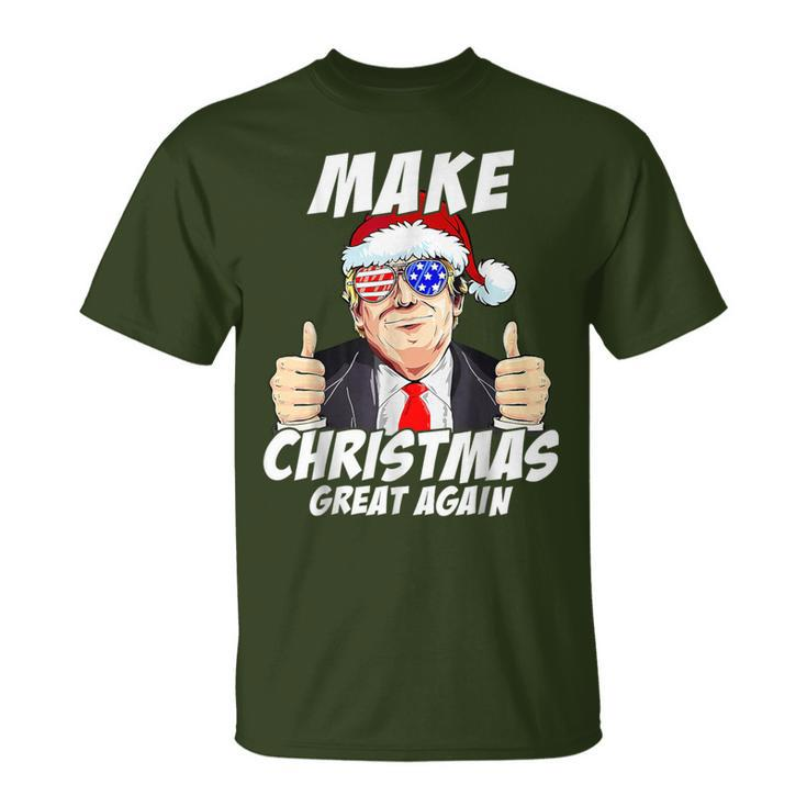 Santa Trump Make Christmas Great Again Family Matching T-Shirt
