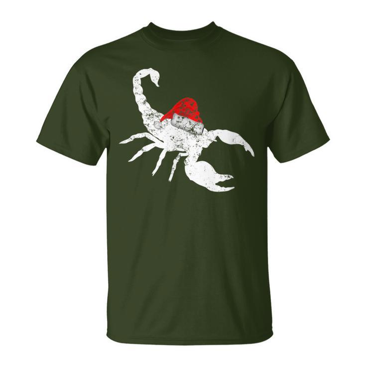 Scorpion Santa Hat Christmas Pajama T-Shirt