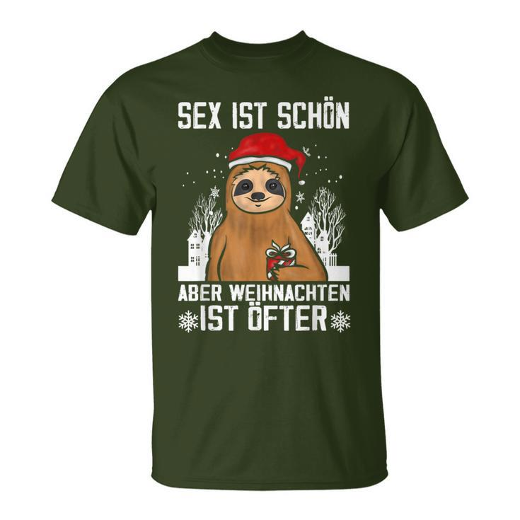 Sex Ist Schön Aber Weihnachten Oft Männer Ugly Christmas T-Shirt
