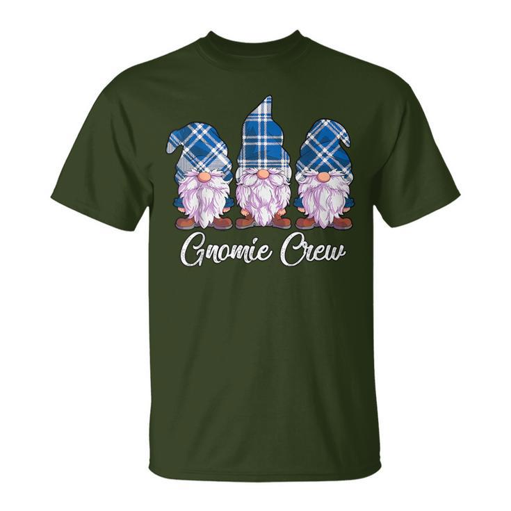 Three Gnomes Family Matching Christmas Buffalo Plaid T-Shirt