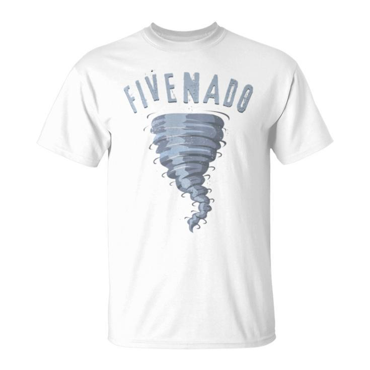 5Th Birthday Tornado Turning Five Fivenado T-Shirt