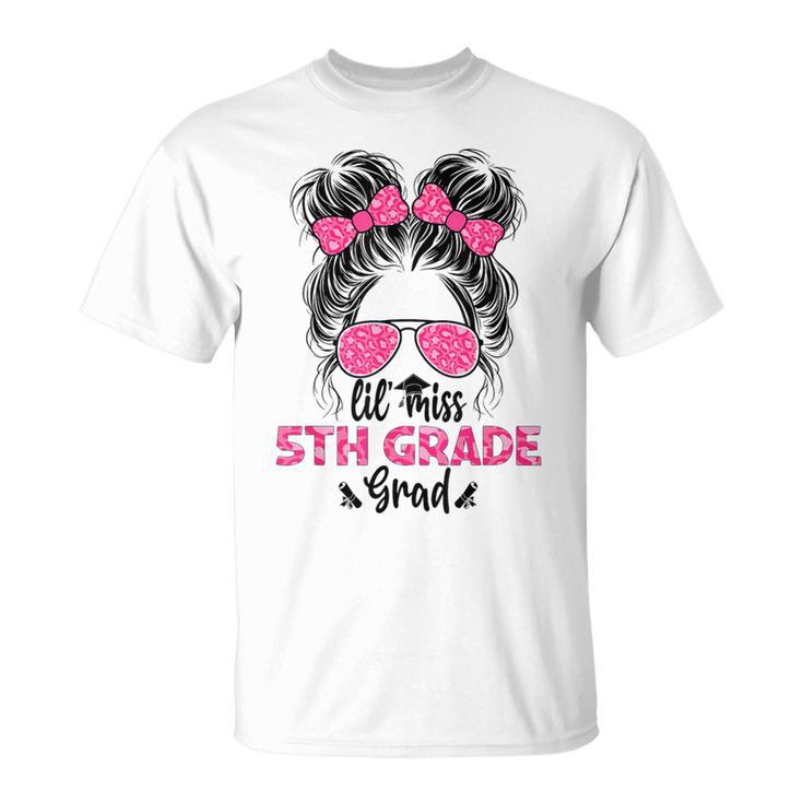 5Th Grade Graduation Little Miss 5Th Grade Grad 2024 T-Shirt